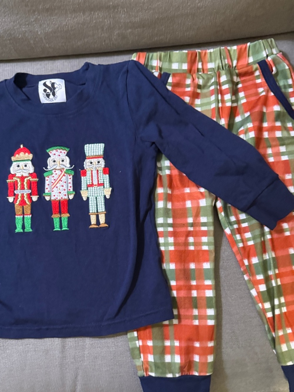 Holiday Nutcracker Set with Plaid Pants